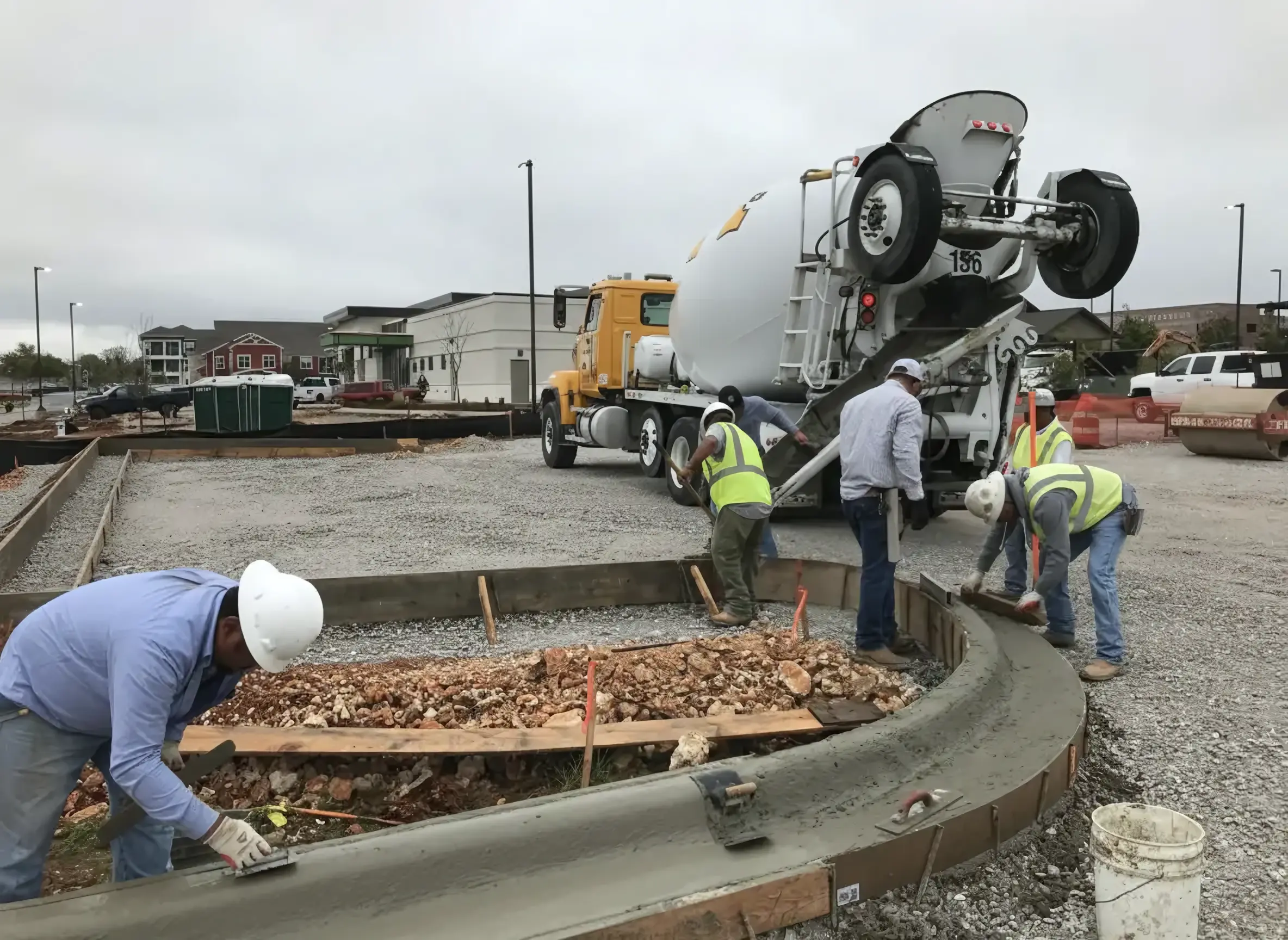 Professional concrete work by Tomlinson Asphalt showing quality concrete finishing and installation