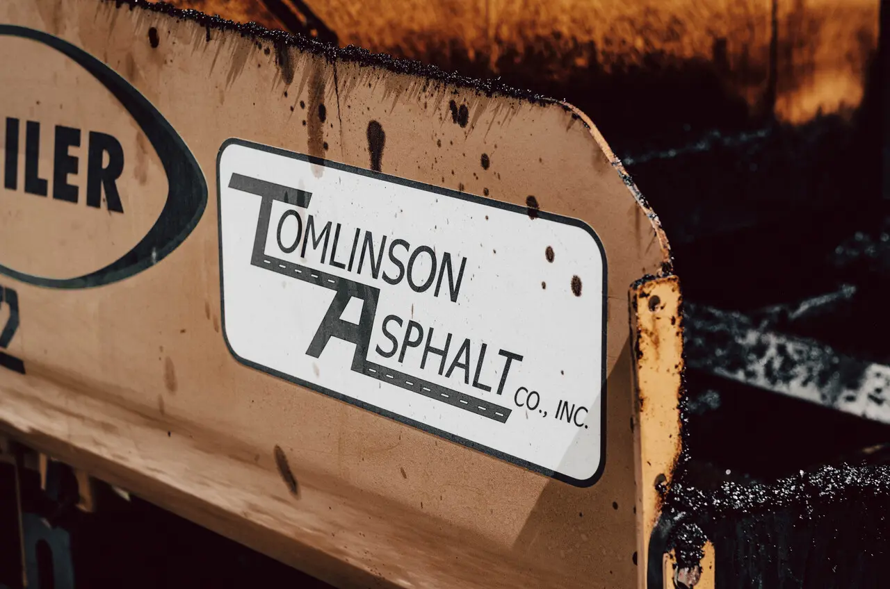 Tomlinson Asphalt paving operations showing quality work and professional equipment